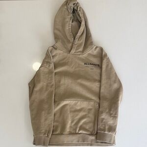 All Saints Beige Hoodie
